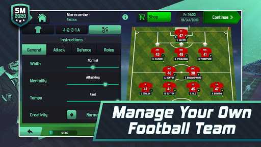 Soccer Manager 2020 – Football Management Game v1.1.8 (Mod Apk)
