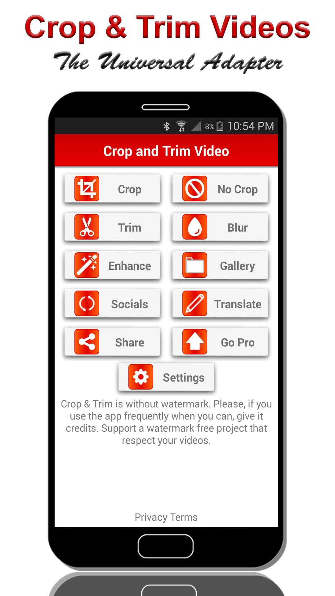 Crop & Trim Video v2.3.1 (Pro) Apk