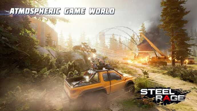 Steel Rage: Mech Cars PvP War Twisted Battle v0.181 (Mod) Apk