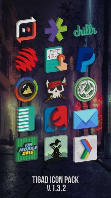 Tigad Pro Icon Pack v2.8.6 (Patched) Apk