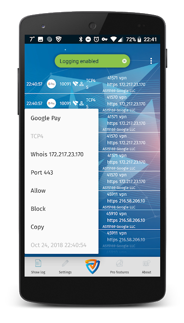 Protect Net: safe firewall for android no root v1.11 (Pro) APK
