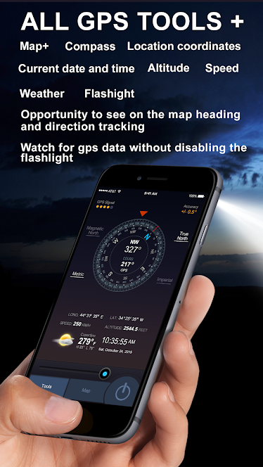 All GPS Tools Pro (map, compass, flash, weather) v1.7 (Full) (Unlocked) APK