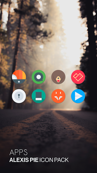 Alexis Pie Icon Pack – Clean and Minimalistic v11.2 (Paid) Apk