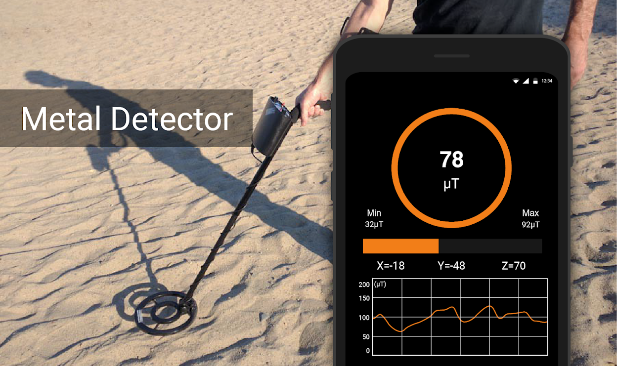 Metal Detector – EMF detector, Body scanner v5.7 (Premium) (Unlocked) APK