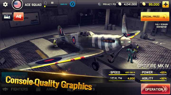 Ace Squadron: WW II Air Conflicts v1.1 (Mod Apk)