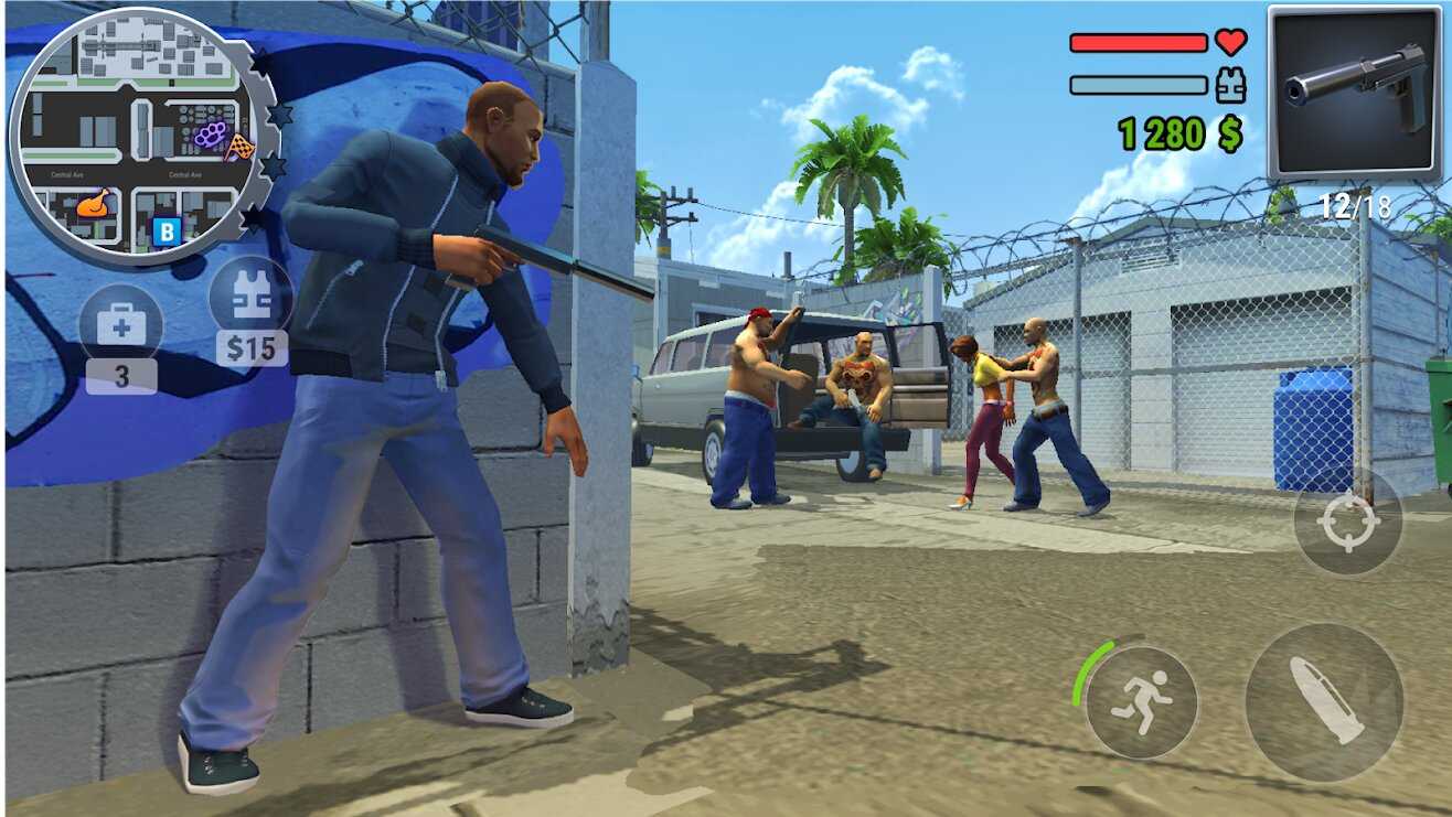Gangs Town Story – action open-world shooter v0.15.1b (Mod) Apk