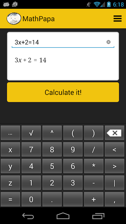 MathPapa – Algebra Calculator Premium v1.4.1 (Pro) Apk