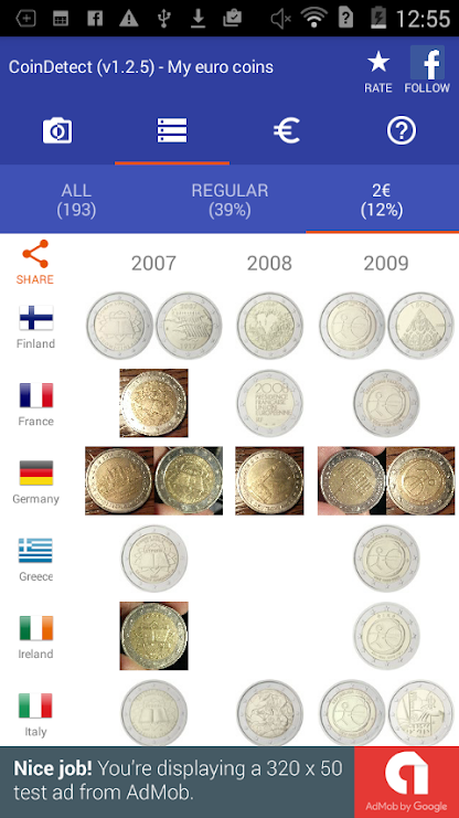 CoinDetect: Euro coin detector v1.8.2 (Pro) Apk