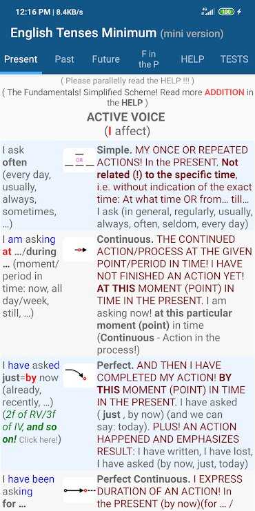 English Tenses Short Course v3.2 (Patched) Apk