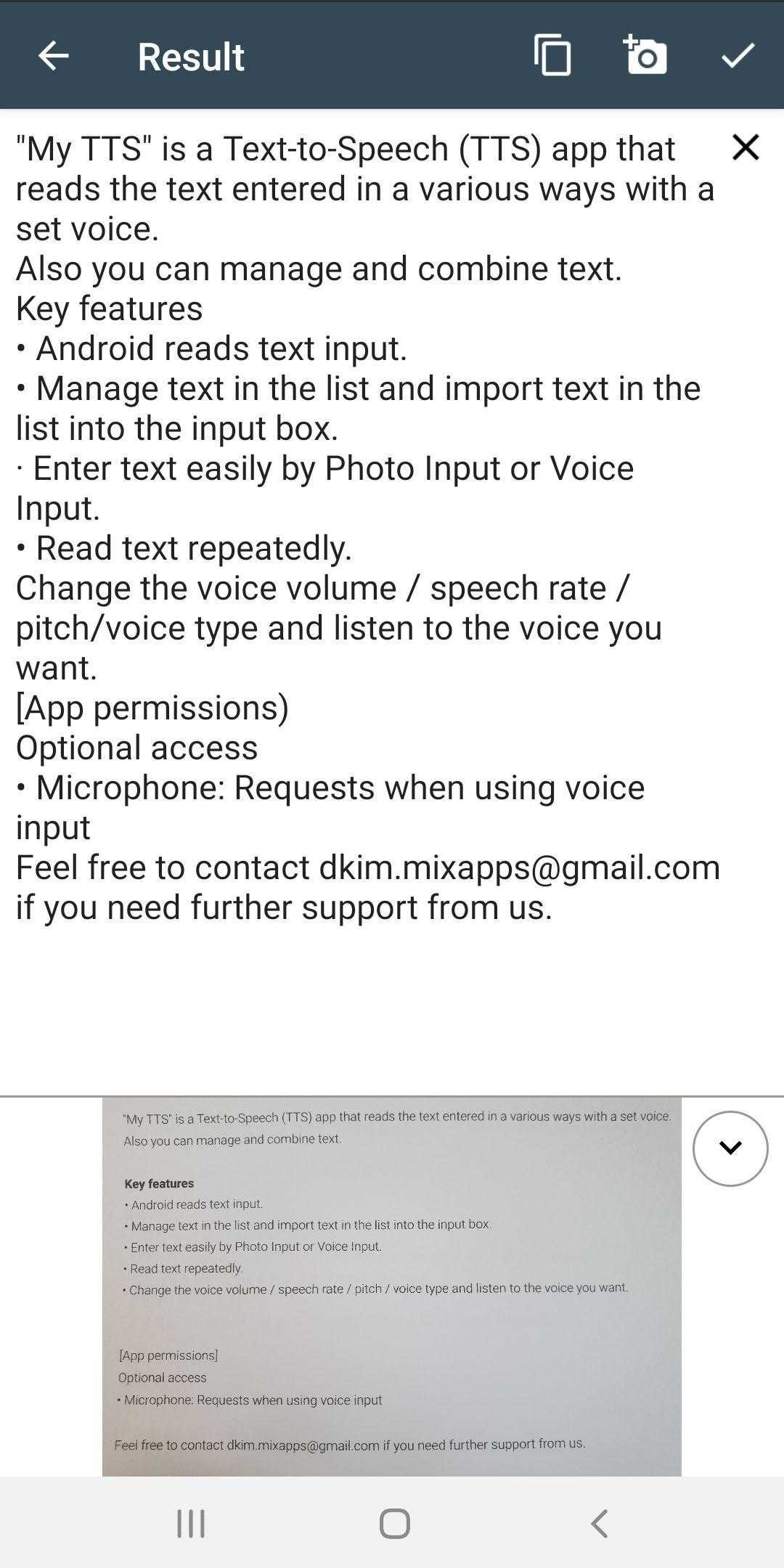 My TTS: Text-to-Speech v1.1.1 (Premium) (Mod) APK