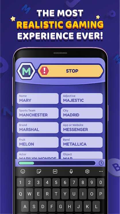 StopotS – The Categories Game v1.2.1 (Ad-Free) Apk