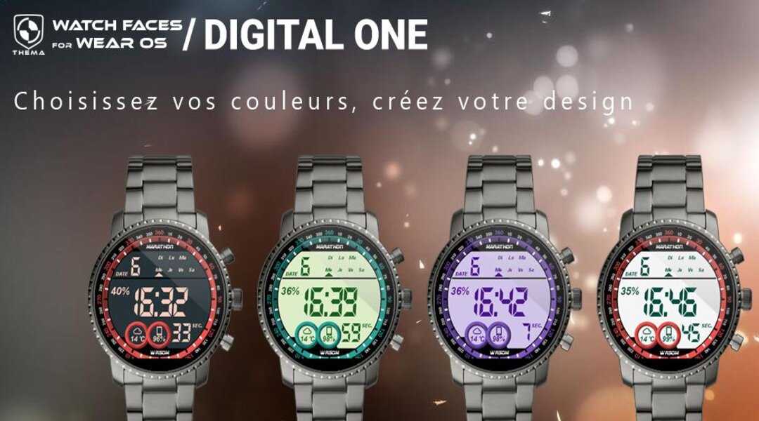 Digital One Watch Face v1.21.09.0119 (Full Paid) APK