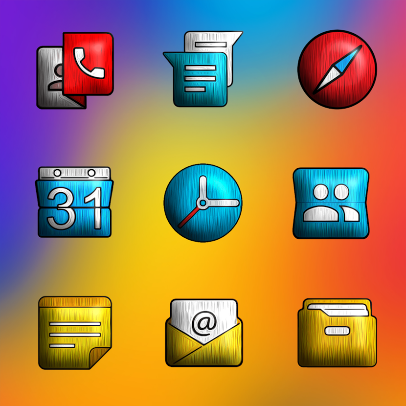 Painting 3D Icon Pack v2.1.1 (Patched) APK