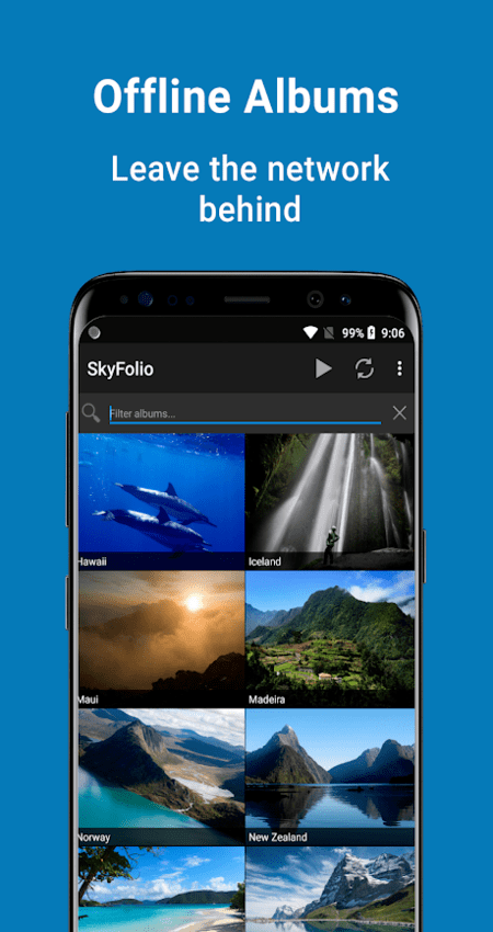 SkyFolio – OneDrive Gallery & Animated Slideshows v3.1.3 (Full) (Paid) APK