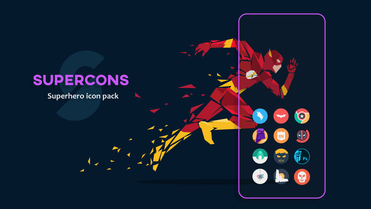 Supercons The Superhero Icon Pack 3.0 (Patched) APK