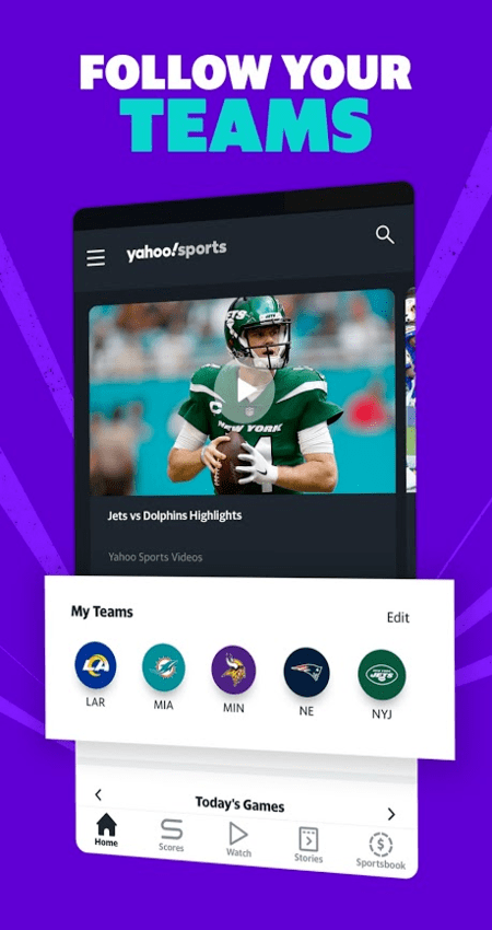 Yahoo Sports  – Get live sports news & scores v9.15.1 [Mod] [AdFree] APK