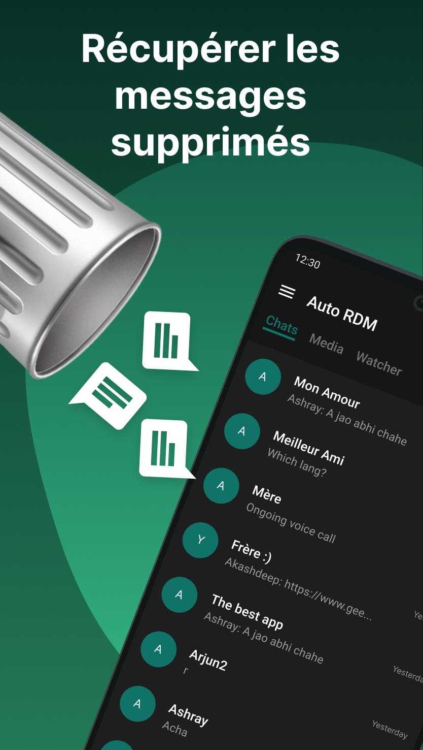 Auto RDM – Recover Deleted Messages: WA Recovery v1.7.6 (Pro) (Unlocked) APK