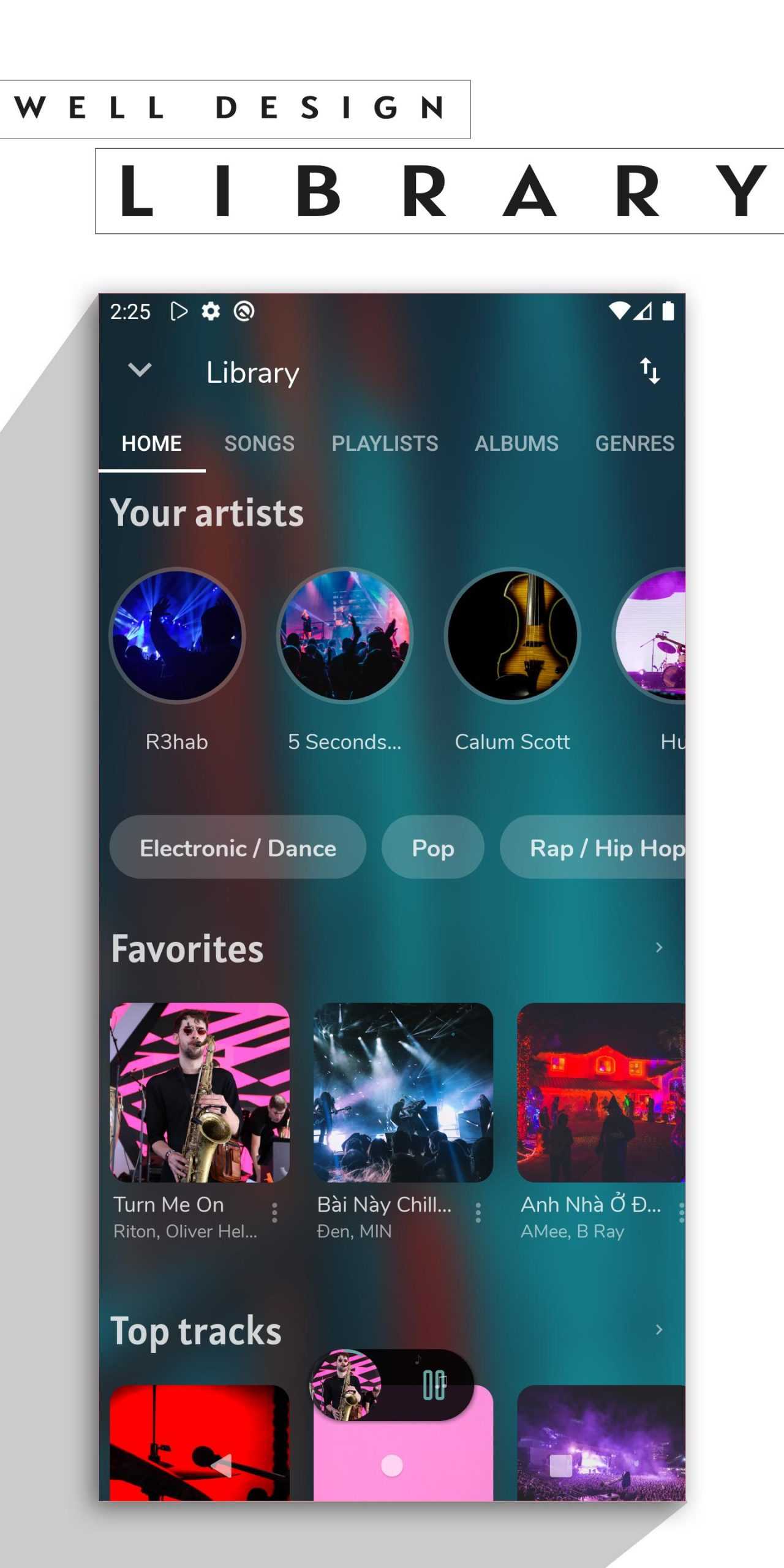 Flowie Music Player: Lyrics Player, Sensor Control v21.7.11 (Premium) (Unlocked) APK