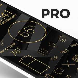 Lines Gold Pro – Icon Pack v3.4.2 (Paid) APK