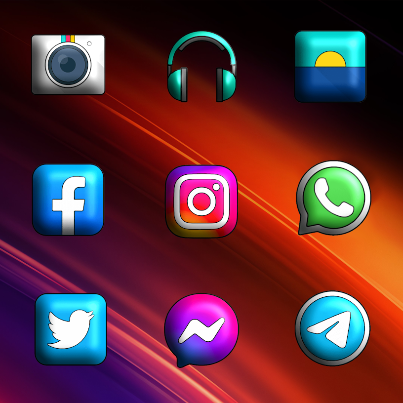 Oxigen 3D – Icon Pack v2.4.5 (Full Paid) APK