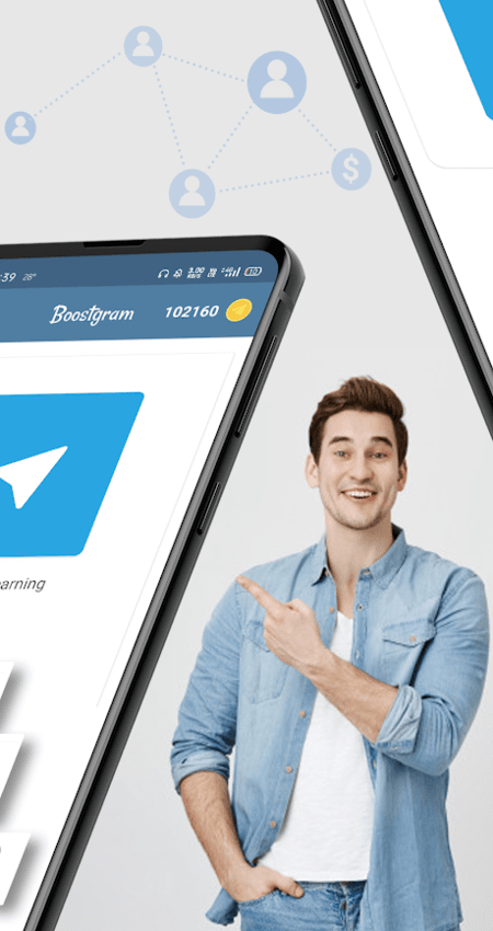 Boostgram : Boost Channel and Group Members v2.02 (Coins+) Mod APK