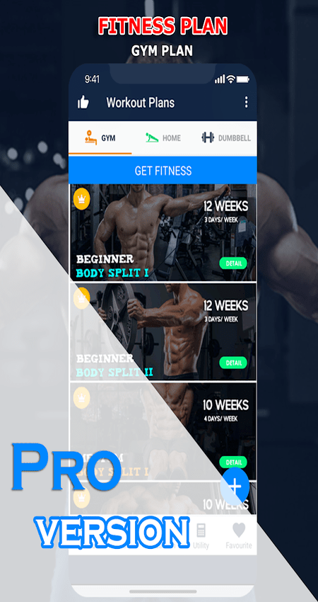 Gym Workout – Fitness & Bodybuilding: Home Workout v118 (Mod) (Premium) APK