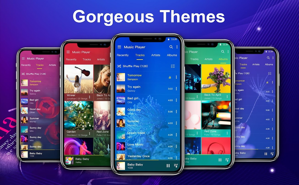 Music Player with equalizer and trendy design v1.2.4 (Ad-Free) APK