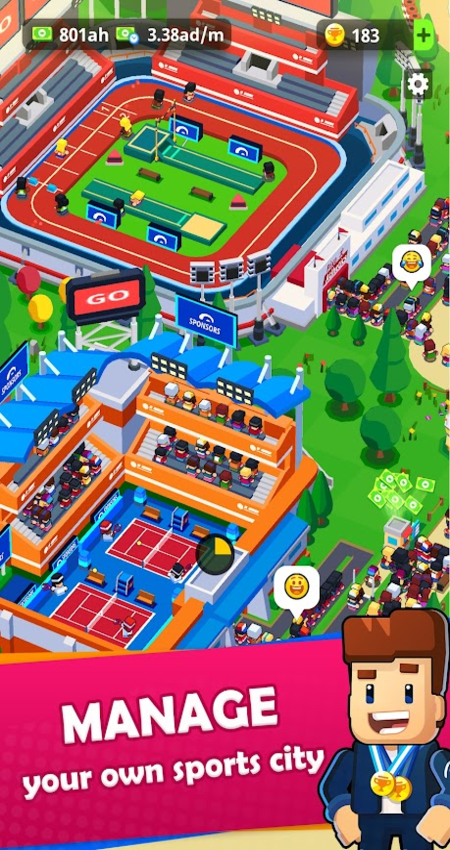 Sports City Tycoon – Idle Sports Games Simulator v1.18.1 (Mod) APK