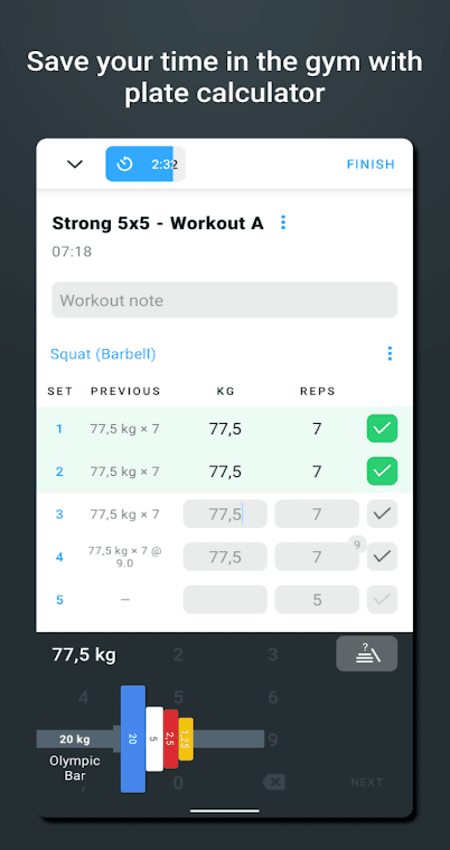 Strong – Workout Tracker Gym Log v2.7.2 (MOD Unlocked) APK