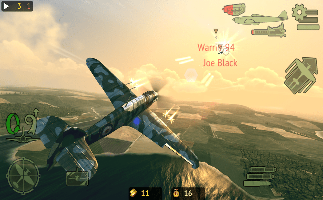 Warplanes Online Combat v1.3.1 (Mod) APK