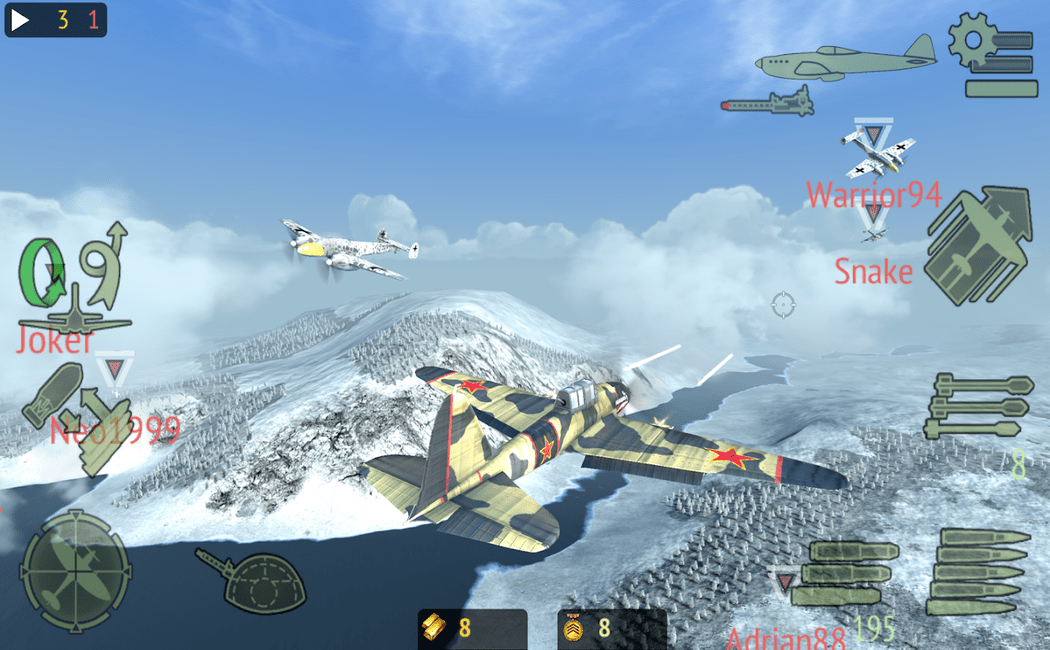 Warplanes Online Combat v1.3.1 (Mod) APK