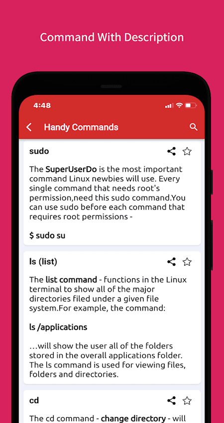 Linux Commands v1.6.10 (Pro Mod) APK