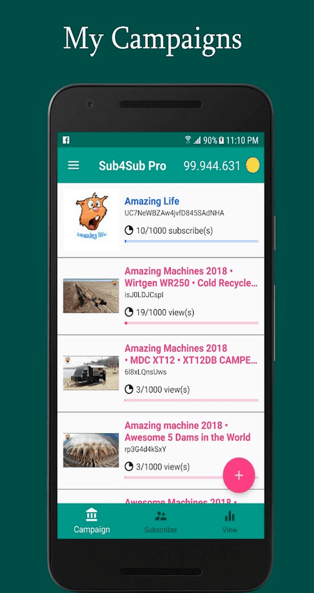 Sub4Sub Pro No Ads v10.5 (Paid) APK